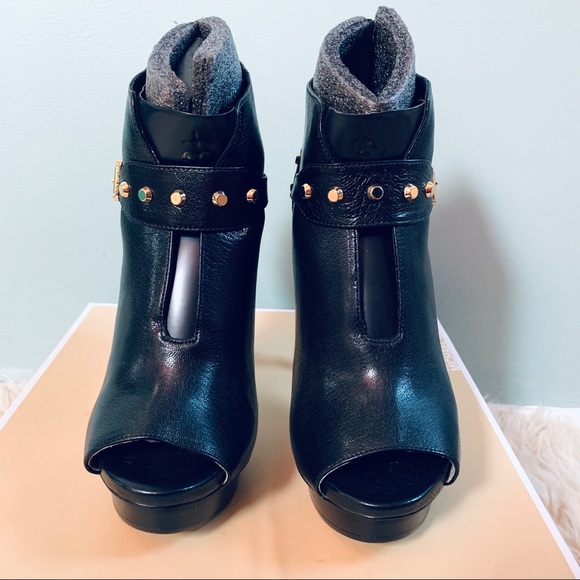🎉HP🎉 MICHAEL KORS “Ailee” Open Toe Stiletto Bootie 8M - Picture 4 of 8